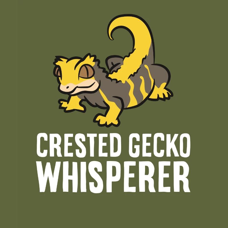 Crested Gecko Whisperer Reptile Lover Crested