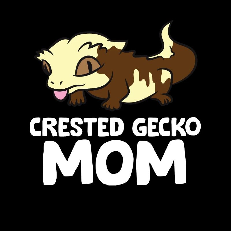 Kammgecko Mama Eidechse Reptil Mutter Kammgecko