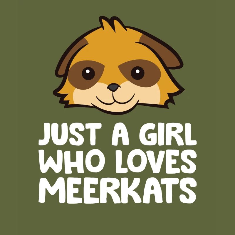 Nur ein Mädchen, das Erdmännchen liebt