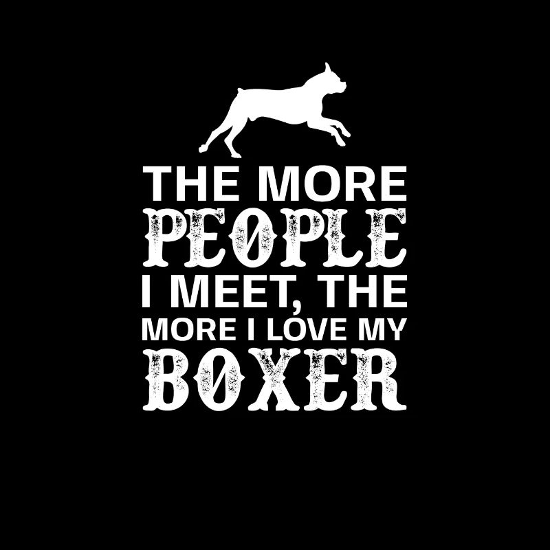 Boxer Hund Hunde Deutscher Boxer Geschenk