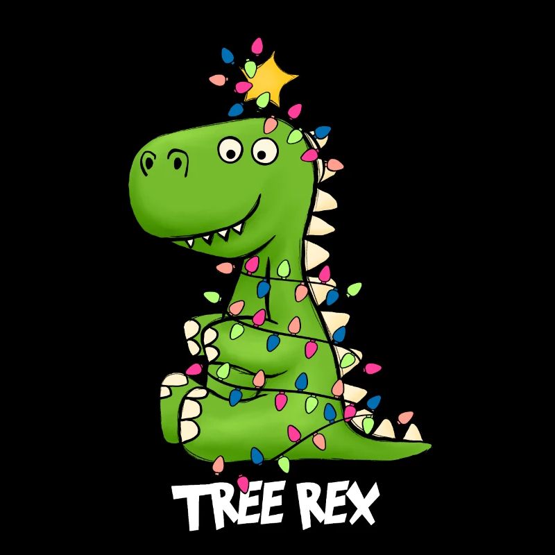 Tree Rex Christmas Dinosaur Child