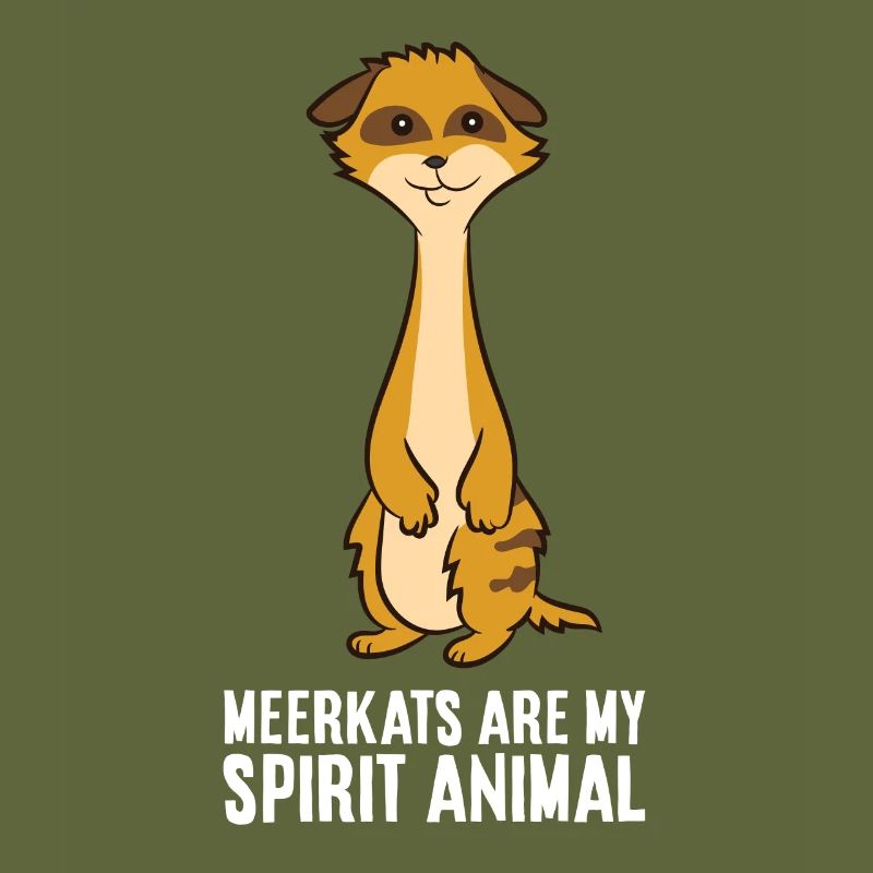 Les suricates sont mon âme animal Mignon