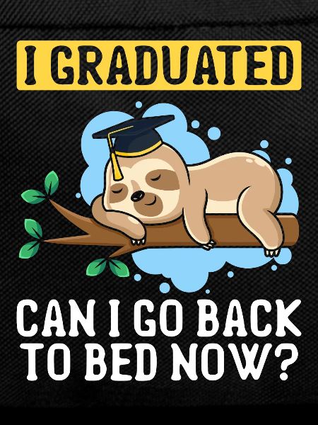 Sloth Graduation Lazy Student