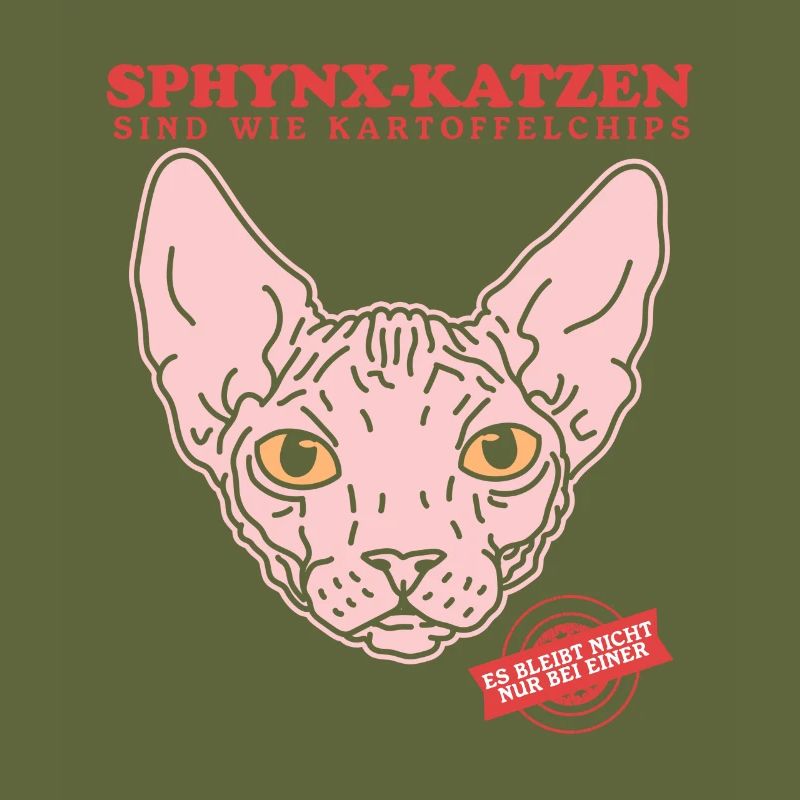 Sphynx Cat Chat Propriétaire Cat Cadeau