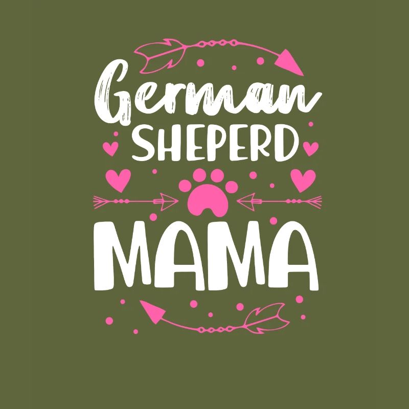 Deutscher Schäferhund Mutter Hund Hunde Geschenk