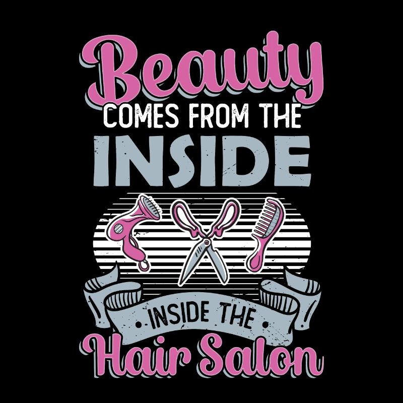 La beauté vient de l’intérieur du salon de coiffure