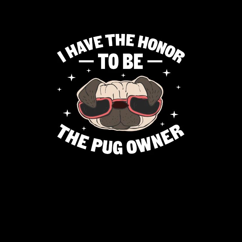 Mops Hund Hundefreund Haustier Möpse Pug Geschenk