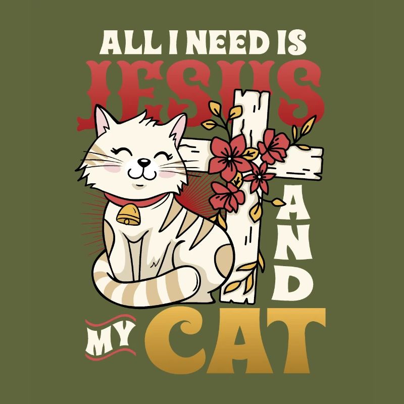 Tout ce dont j’ai besoin, c’est de Jésus et de mon chat