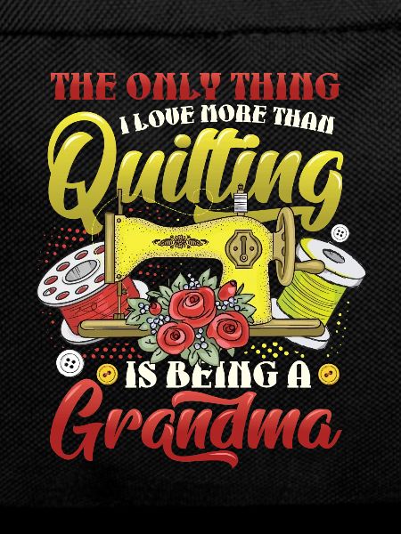 Sewing Quilter Grandma Quilting