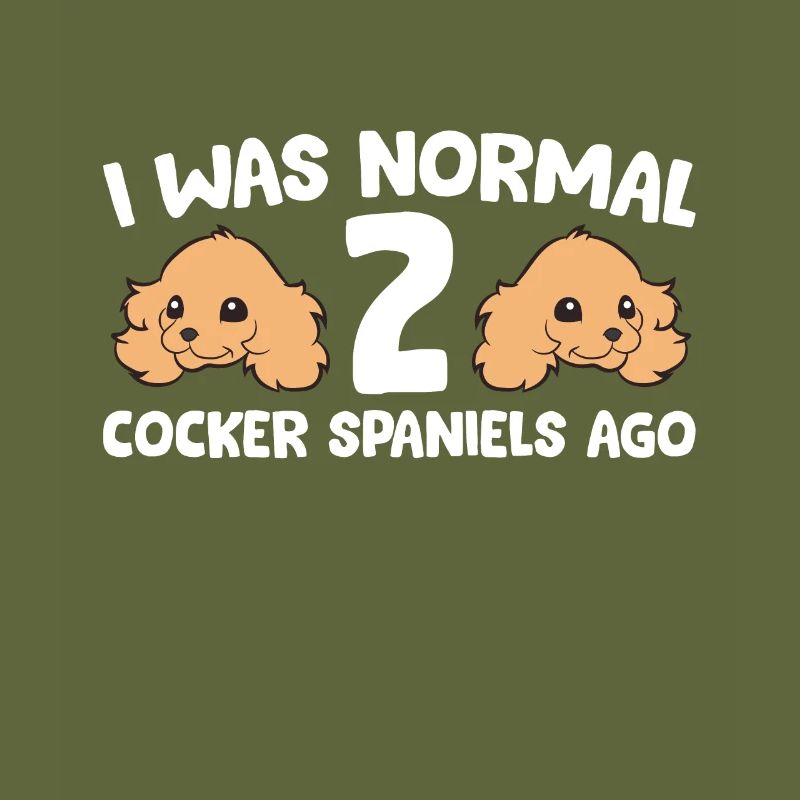 Cocker Spaniel Dog I était normal avant 2 Cocker