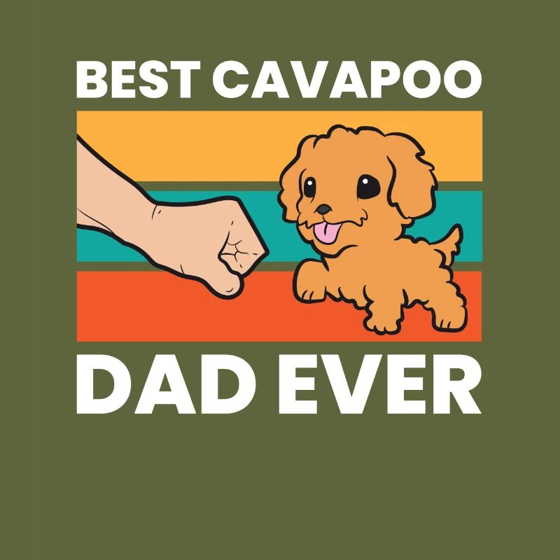 Cavapoo Hund Papa Cavoodle Bester Cavapoo Papa