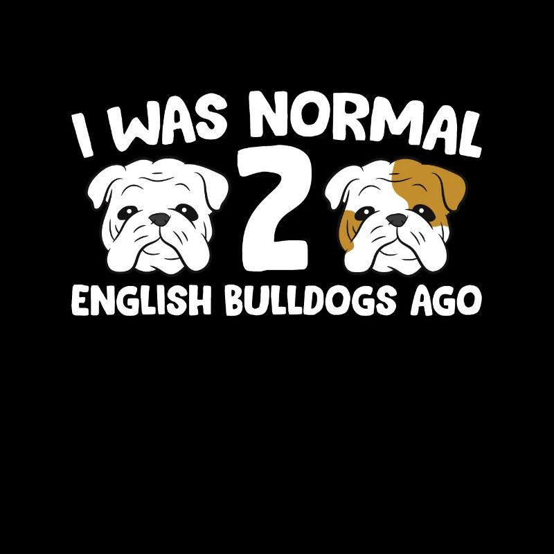J’étais normal devant 2 Bulldogs anglais
