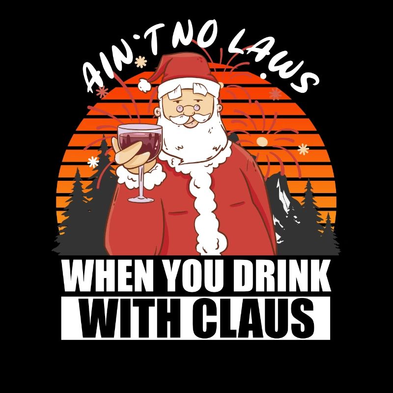 Il n’y a pas de lois lorsque vous buvez avec le Père Noël