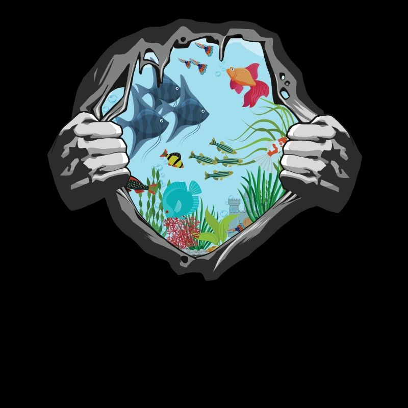 Aquaristik Geschenkidee Fisch Design