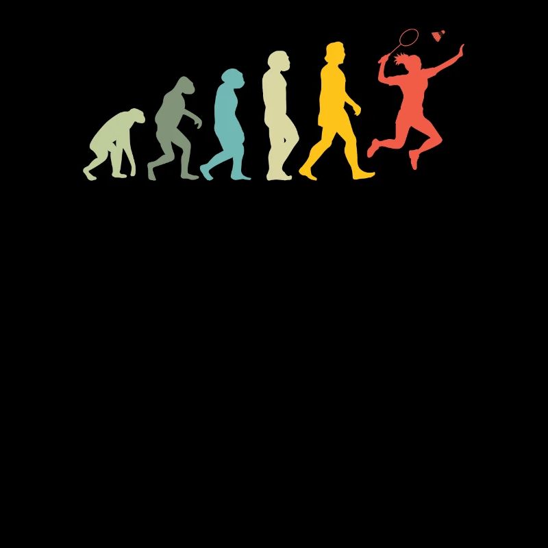 Conception d’idée cadeau de joueur de badminton