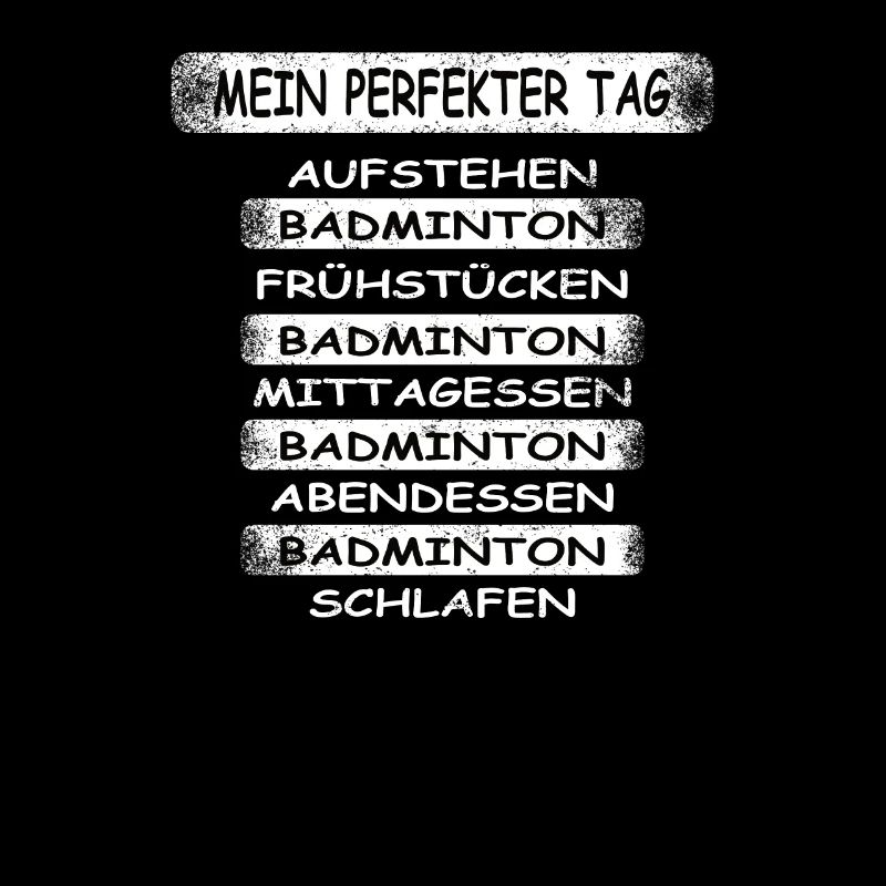 Badminton Geschenkidee Sport Design