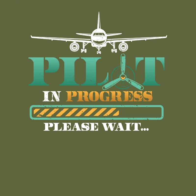 Pilot in progress, please wait, aircraft training