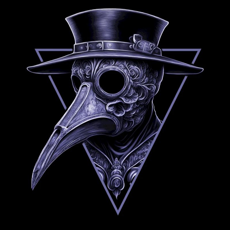 Peste ornée Docteur Sculpture complexe