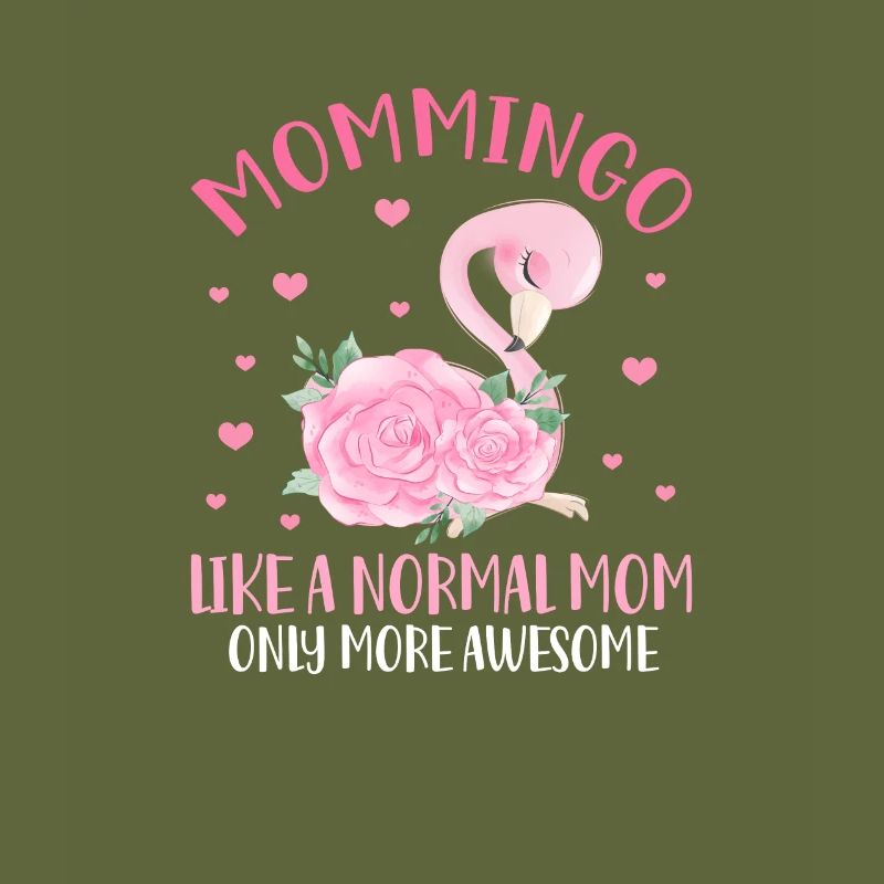 Flamingo Mutter Pink Vogel Muttertag Geschenk