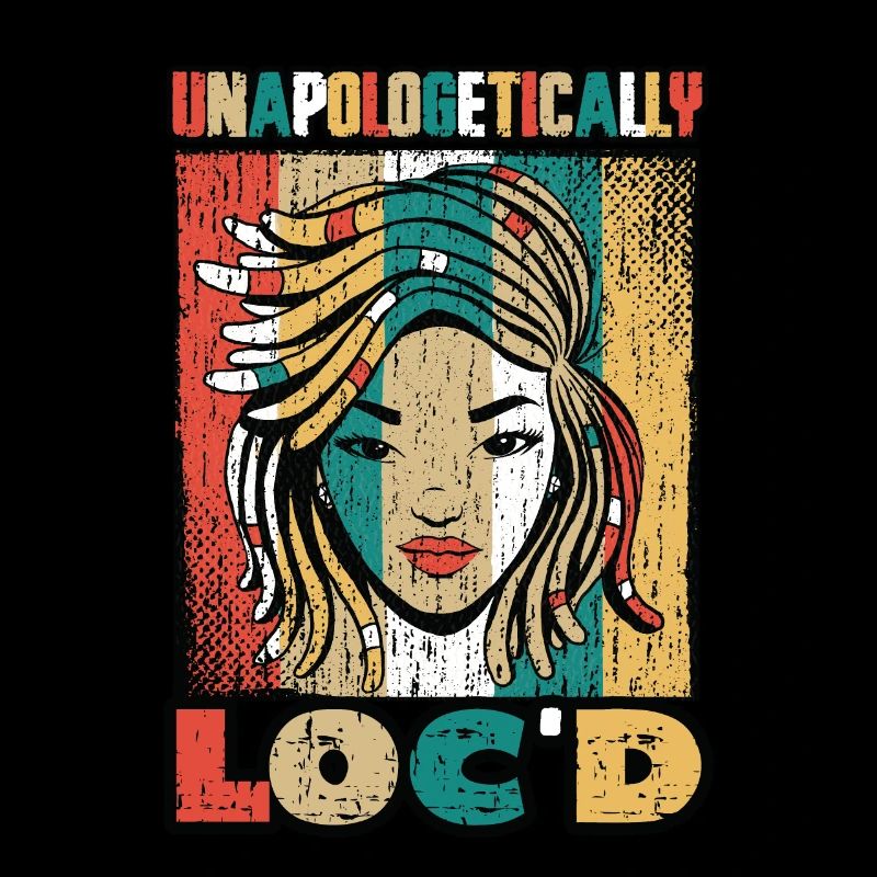 Unapologetically curly dreadlocks melanin black