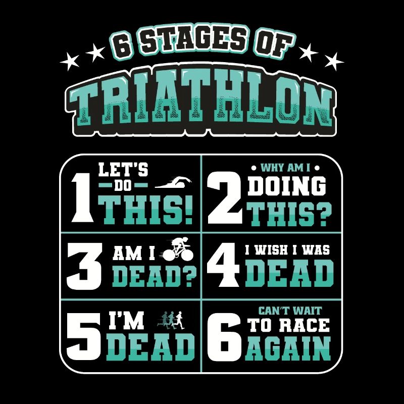 6 Etappen Des Triathlons