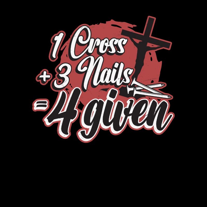 Religious, 1 cross, 3 nails, 4 Jesus, given