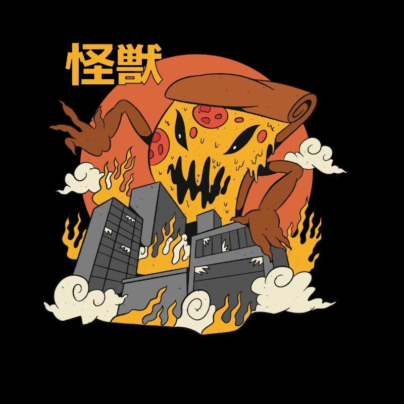 Cheval Géant Coucher de Soleil Japonais