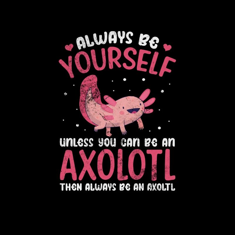 Axolotl Wassertier Wasser Geschenk