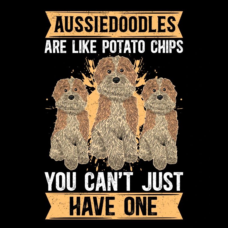 Aussiedoodle Hunde Hundebesitzer Geschenk