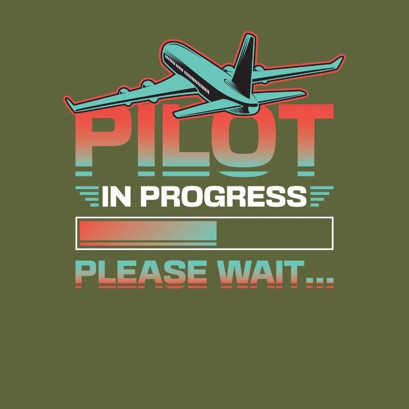 Pilot in progress, please wait, aircraft training