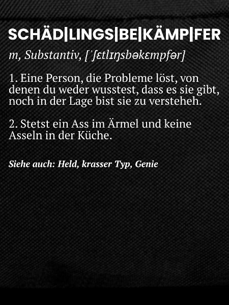 Kammerjäger Schädlingsbekämpfer