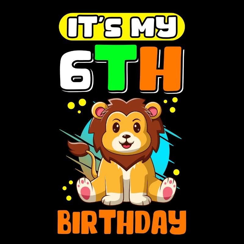 6. Geburtstag 6 Jahre alt Geschenkidee Geschenk