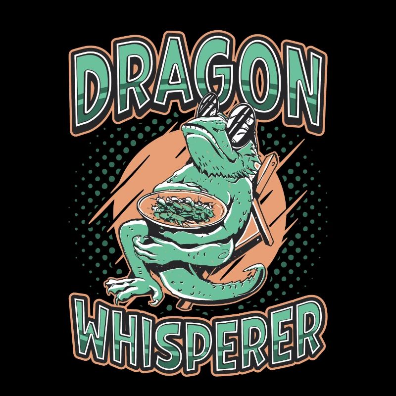Bearded dragon whisperer, reptile lover