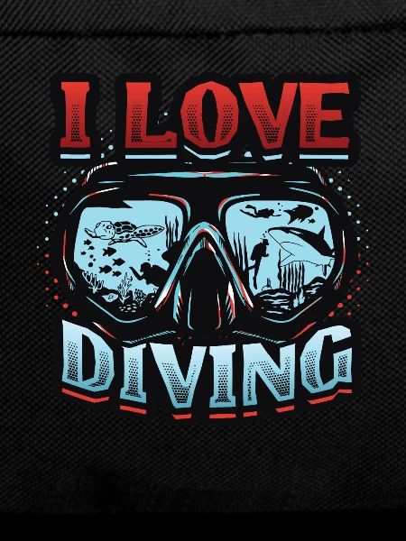 I love diving, scuba diving