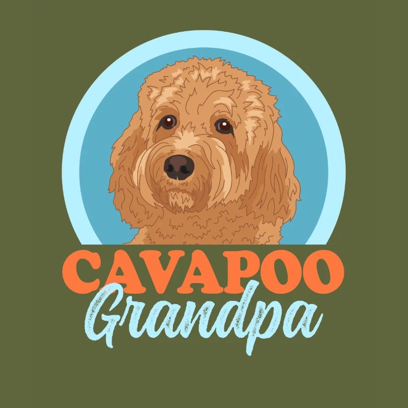 Cavapoo Grandpa Hundebesitzer Cavoodle Geschenk