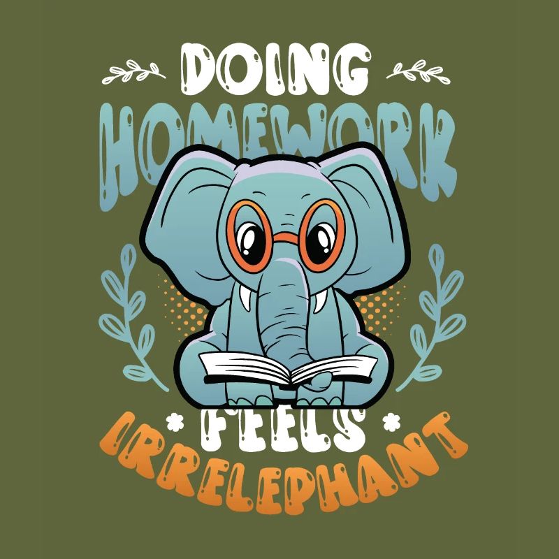 Doing homework doesn't feel good