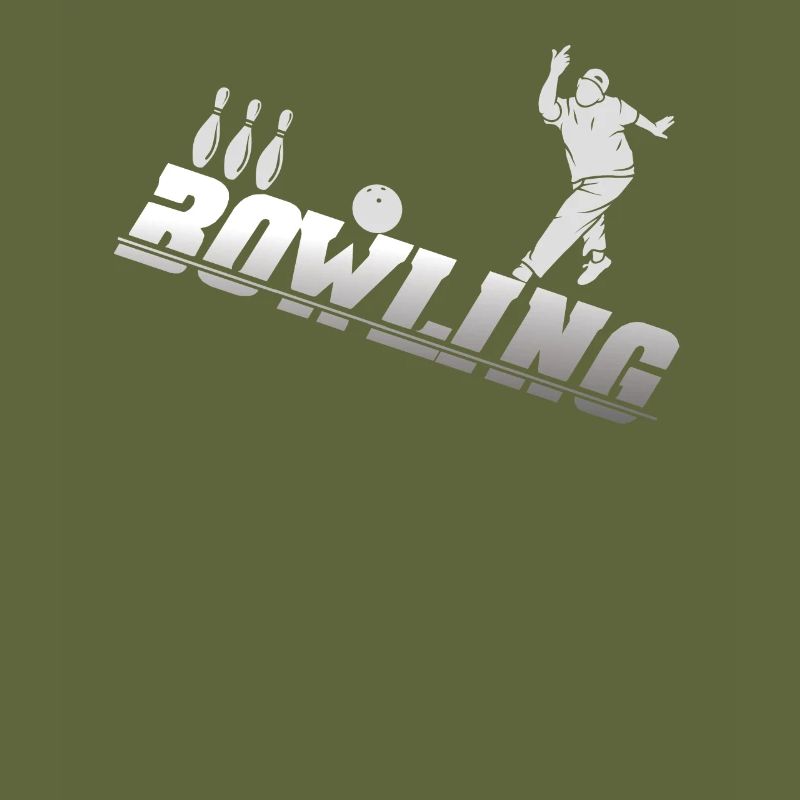 Bowling accessories with bowling motif