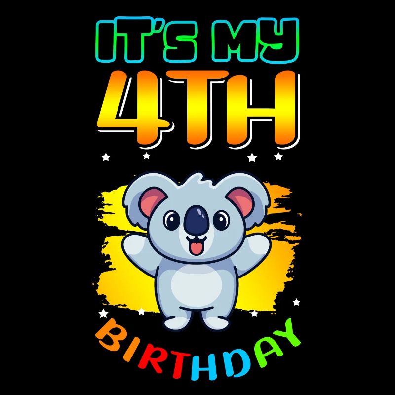 4. Geburtstag | 4 Jahre alt Geschenkidee Geschenk