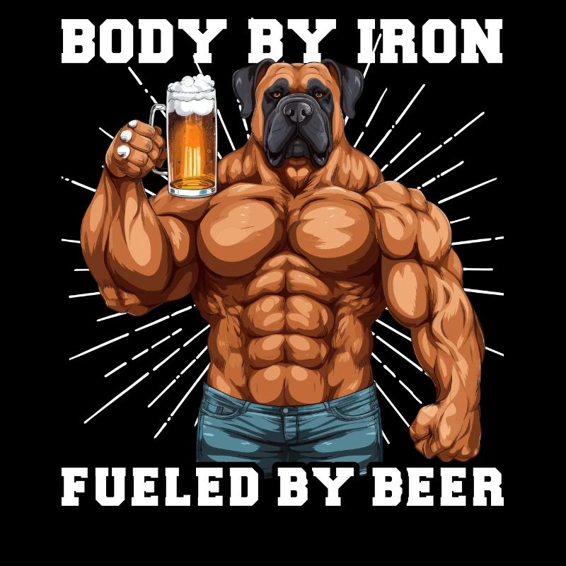 Bodybuilder Gym Bier | Body by iron