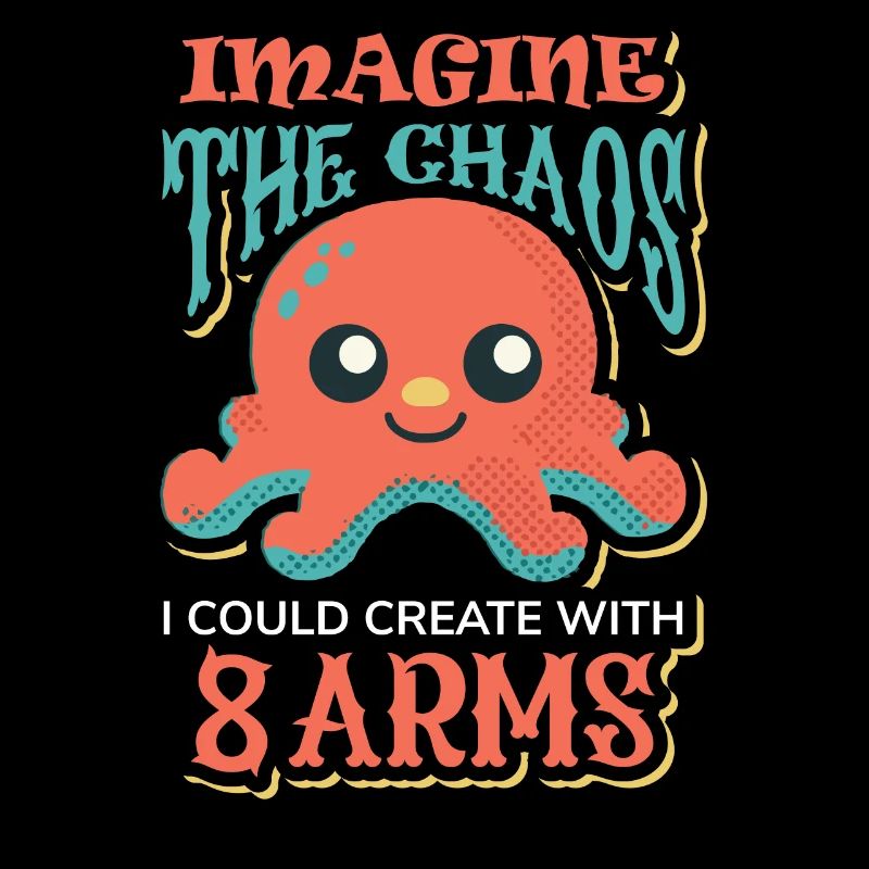 Funny Kraken Chaos Making