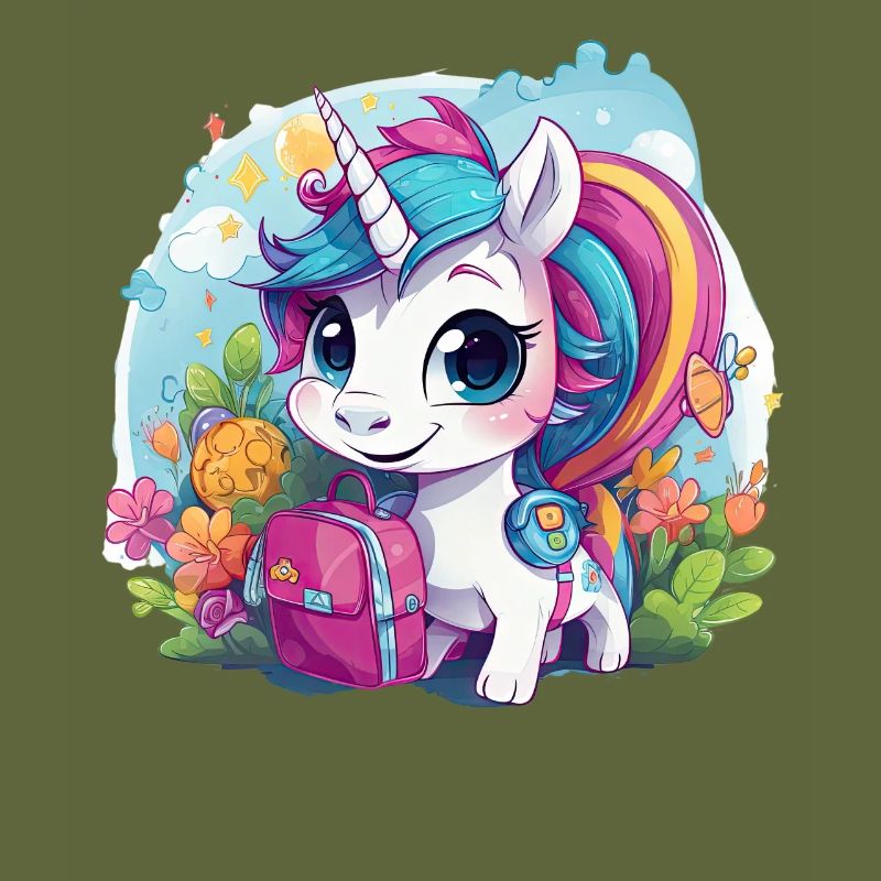 Einhorn Schulkind Einschulung Mädchen Geschenk