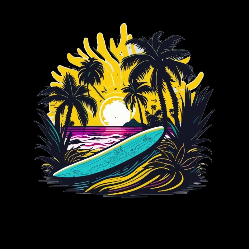 Planche de surf Summer Sun Palm Beach Island