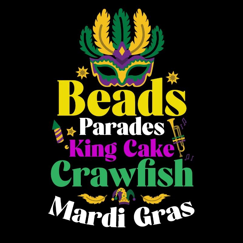 Beads Parades Kingcake Mardi Gras