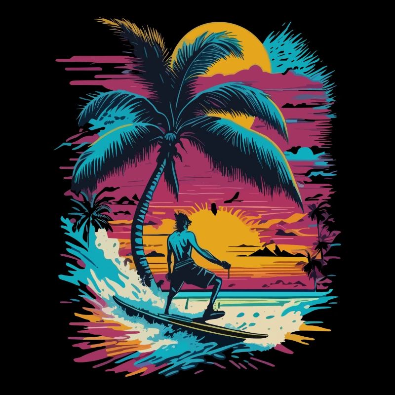 Planche de surf Summer Sun Palm Beach Island