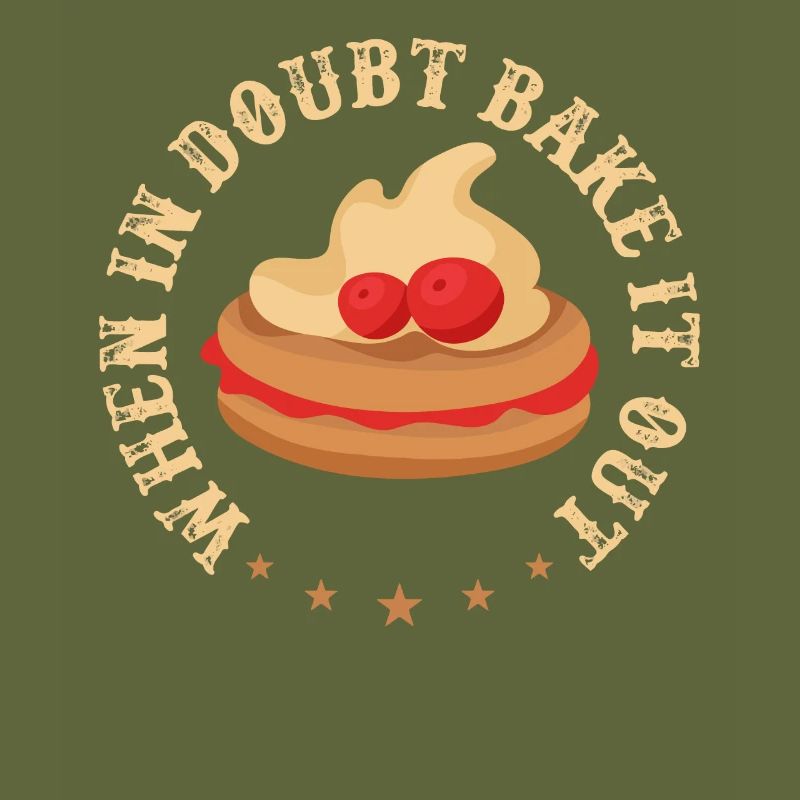 When In Doubt Bake It Out Baker Saying