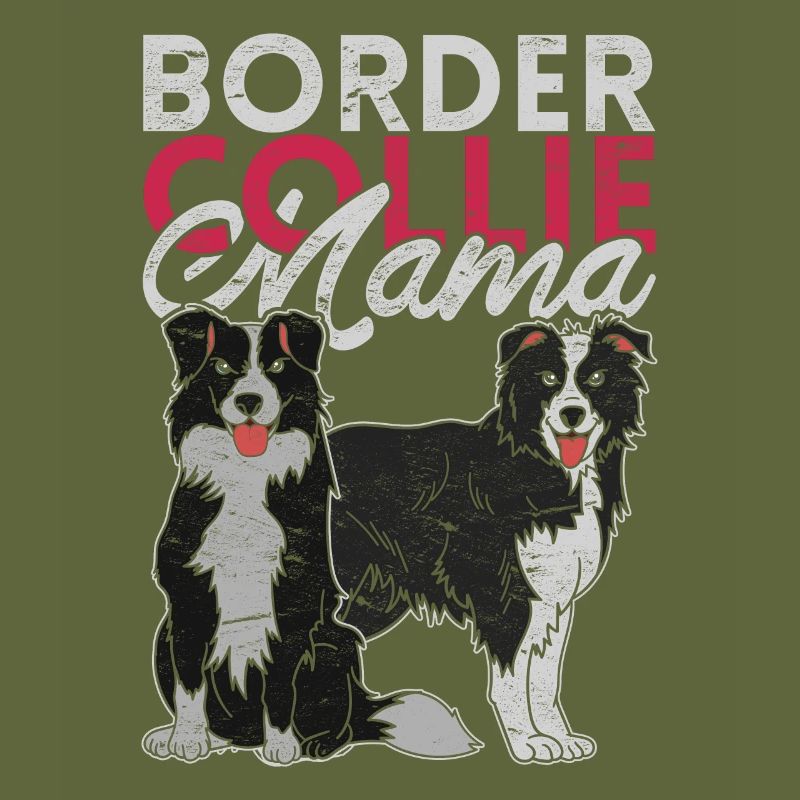 Border Collie Mama Muttertag Geschenk Hunde