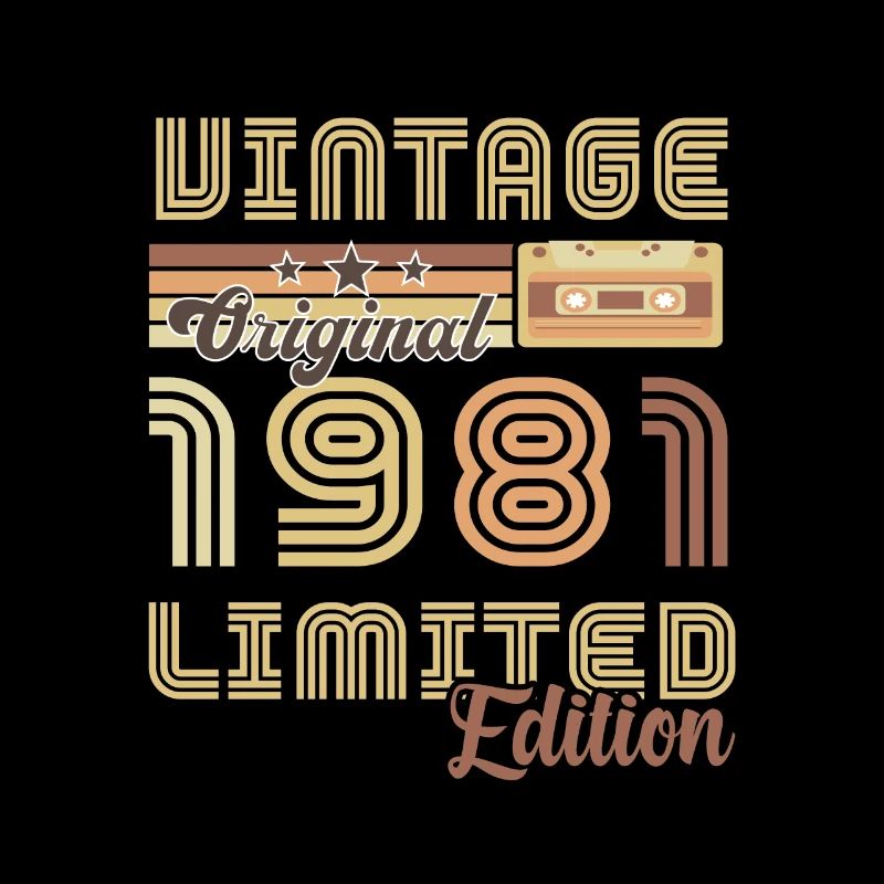 Original Vintage 1981 limitierte Auflage 1981