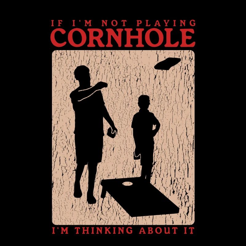 Cornhole Spieler | Sackloch Bean Bag Geschenk