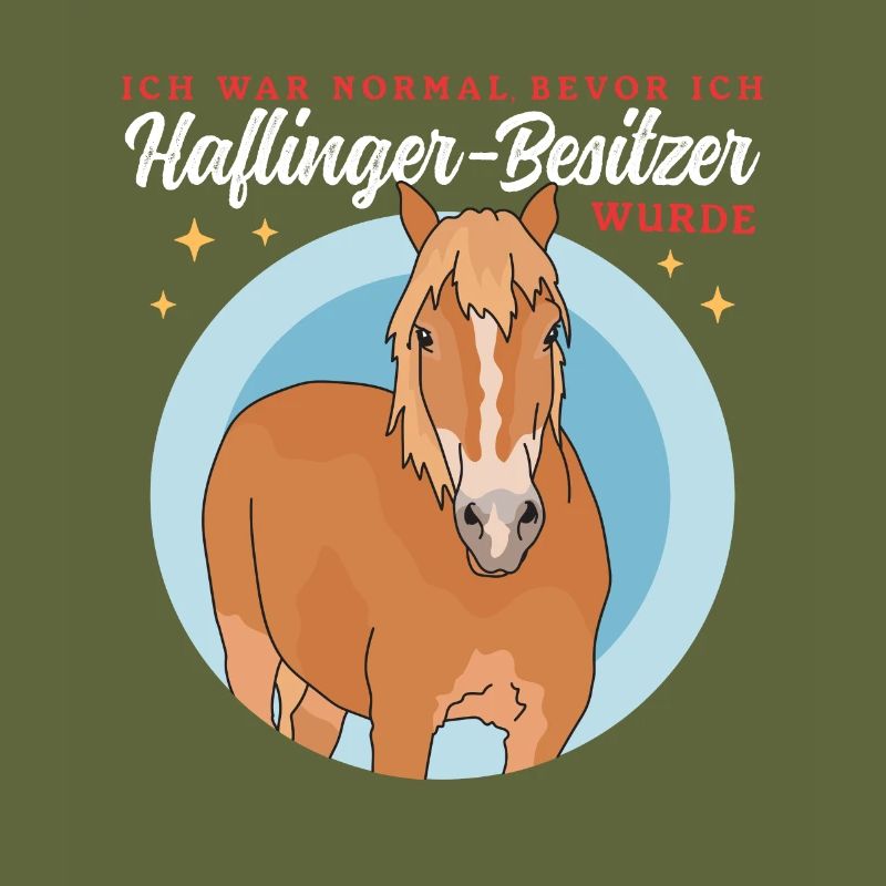 Haflinger Pferd Haffi Pferdebesitzer Geschenk