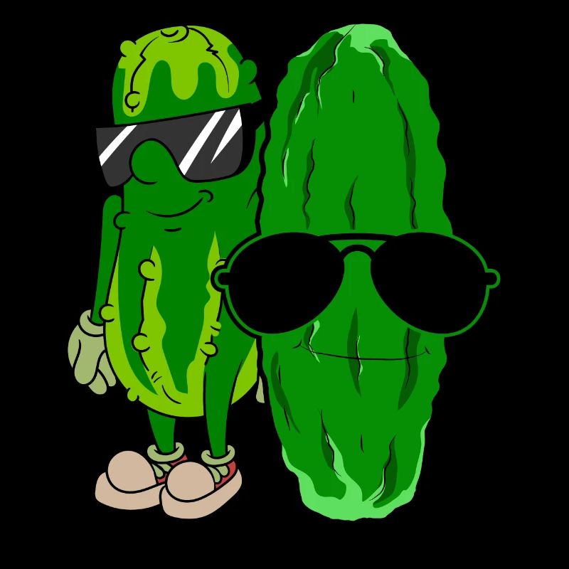 Sour Gherk Cool Lunettes de soleil cadeau Concombre